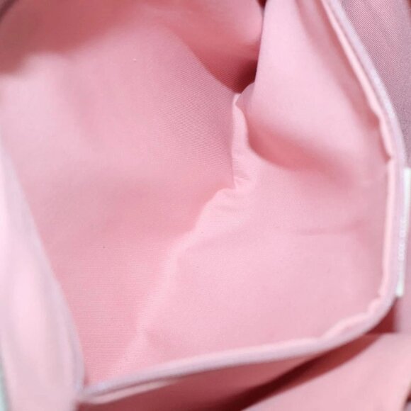 GUCCI GG Canvas Sherry Line Tote Bag Pink Silver 145809 Auth 141943 - Picture 13 of 16